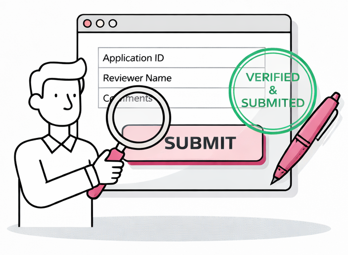 Human in the loop verification